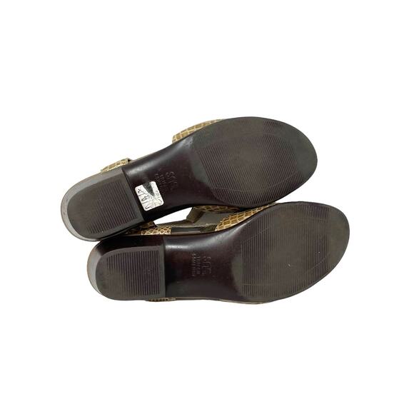 SAS Tan Croc Embossed leather Women’s Sandals size: 9 - Picture 5 of 9